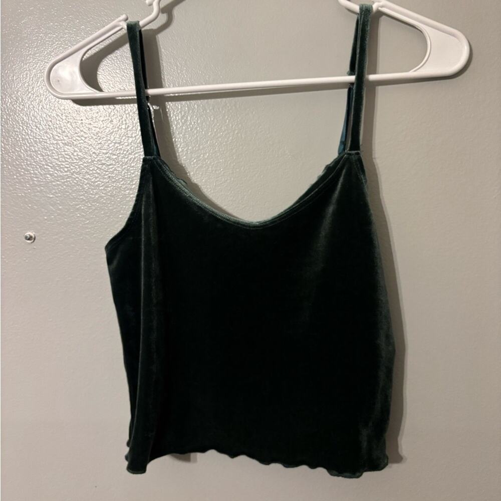 Abercrombie & Fitch Velvet Green Tank Top XS